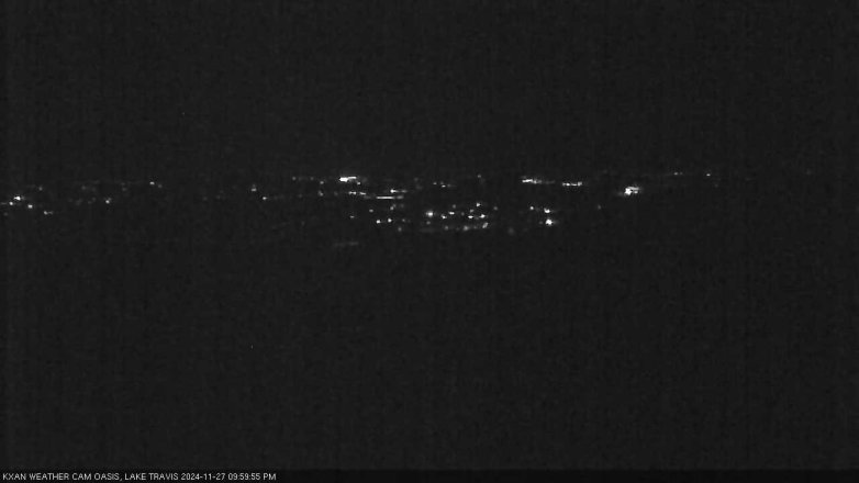 Lake Travis webcam, November 27, 2024 10:00 PM CT
