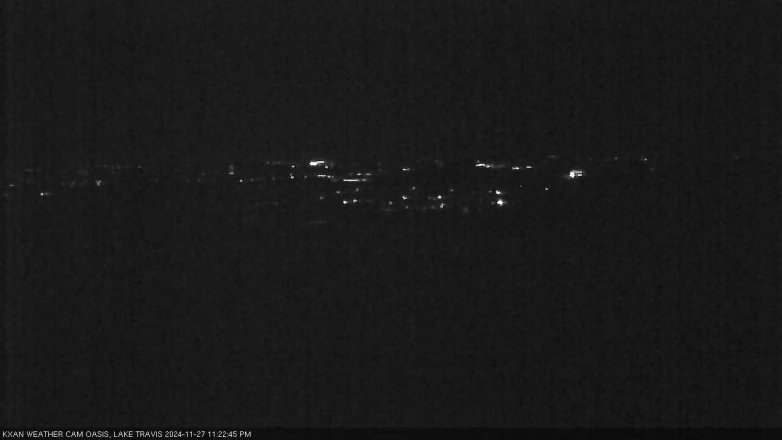 Lake Travis webcam, November 27, 2024 11:25 PM CT
