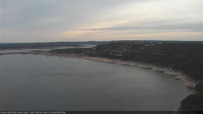 Lake Travis webcam, November 28, 2024 5:00 PM CT