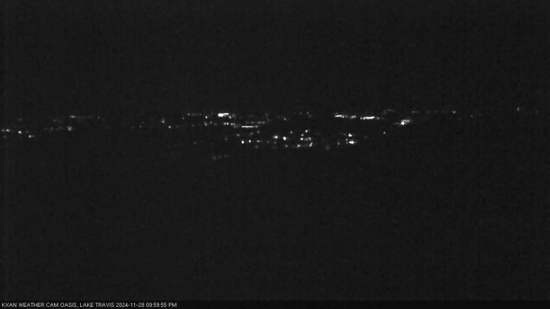 Lake Travis webcam, November 28, 2024 10:00 PM CT