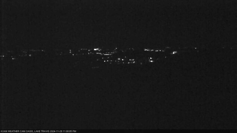 Lake Travis webcam, November 28, 2024 11:00 PM CT