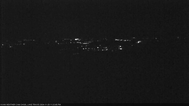 Lake Travis webcam, November 28, 2024 11:25 PM CT