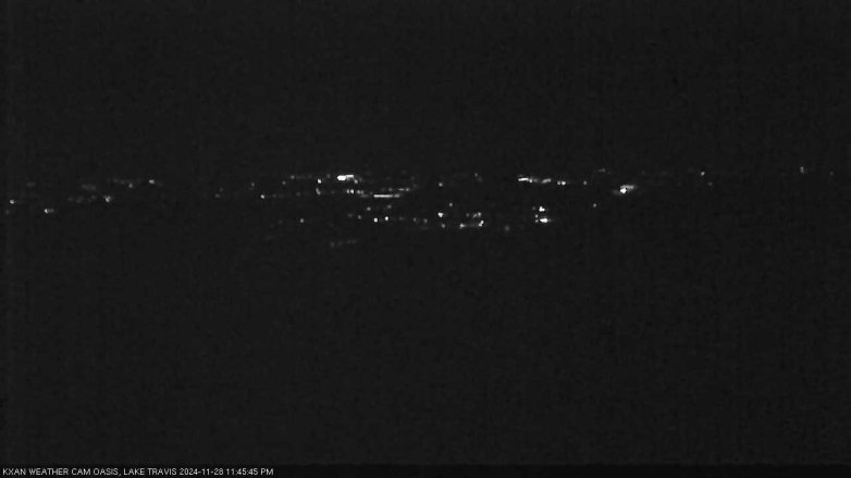 Lake Travis webcam, November 28, 2024 11:45 PM CT
