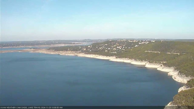 Lake Travis webcam, November 29, 2024 10:00 AM CT
