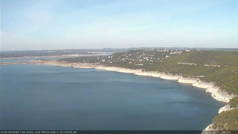 Lake Travis webcam, November 29, 2024 11:00 AM CT