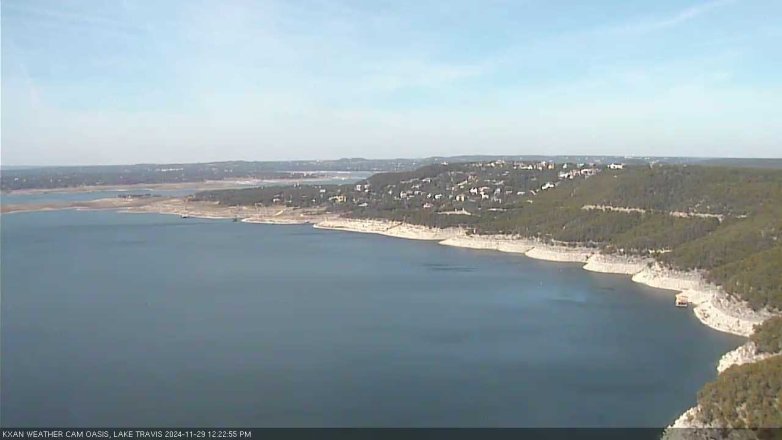 Lake Travis webcam, November 29, 2024 12:25 PM CT