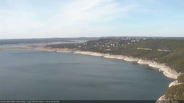 Lake Travis webcam, November 29, 2024 1:45 PM CT
