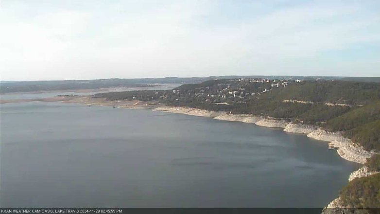 Lake Travis webcam, November 29, 2024 2:45 PM CT