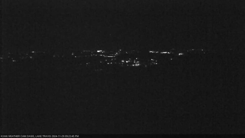 Lake Travis webcam, November 29, 2024 9:25 PM CT