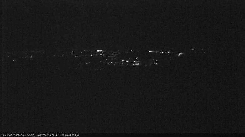 Lake Travis webcam, November 29, 2024 10:45 PM CT