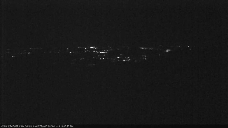 Lake Travis webcam, November 29, 2024 11:45 PM CT