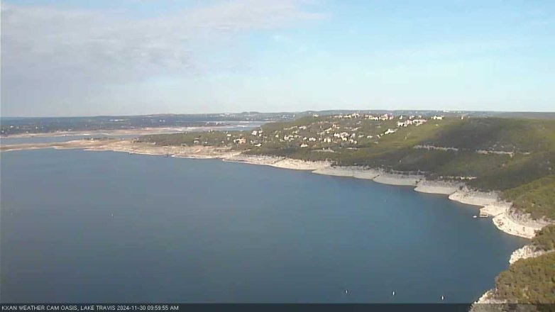Lake Travis webcam, November 30, 2024 10:00 AM CT