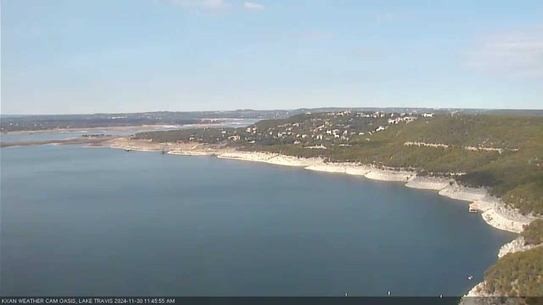 Lake Travis webcam, November 30, 2024 11:45 AM CT