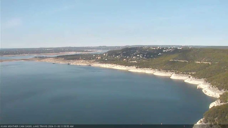 Lake Travis webcam, November 30, 2024 12:00 PM CT