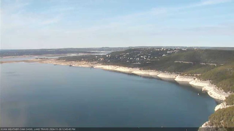 Lake Travis webcam, November 30, 2024 12:45 PM CT