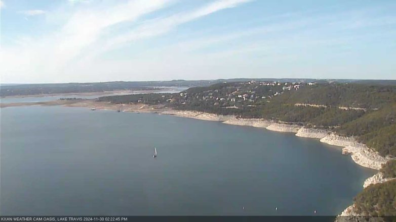 Lake Travis webcam, November 30, 2024 2:25 PM CT