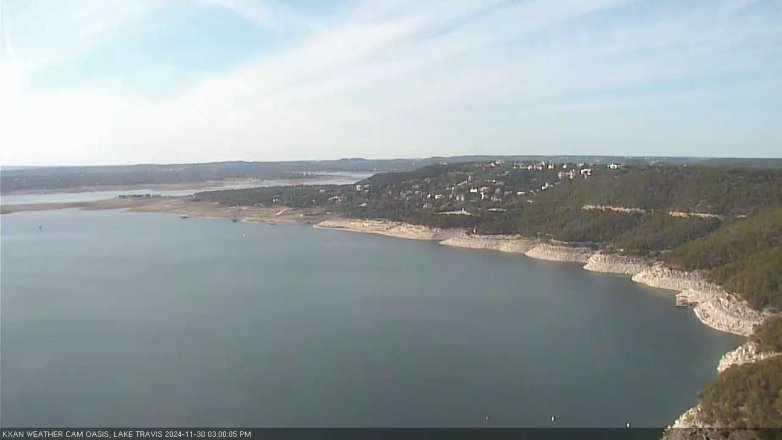 Lake Travis webcam, November 30, 2024 3:00 PM CT