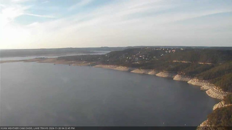 Lake Travis webcam, November 30, 2024 4:25 PM CT