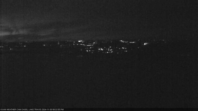 Lake Travis webcam, November 30, 2024 6:25 PM CT