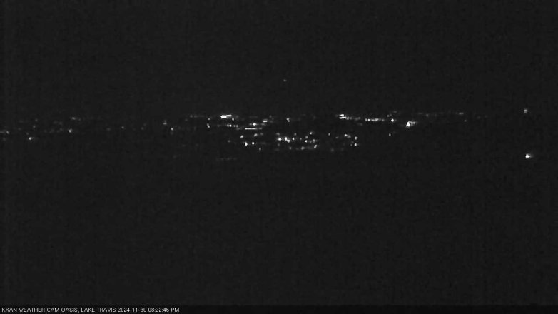 Lake Travis webcam, November 30, 2024 8:25 PM CT