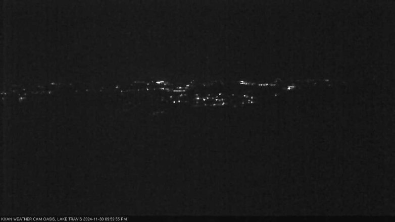 Lake Travis webcam, November 30, 2024 10:00 PM CT