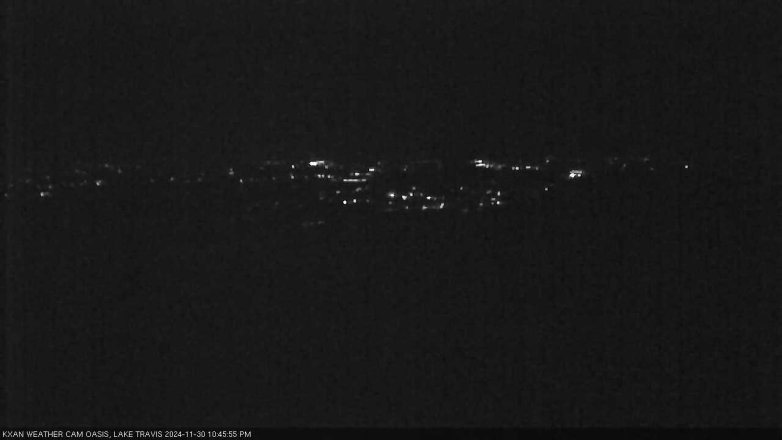 Lake Travis webcam, November 30, 2024 10:45 PM CT