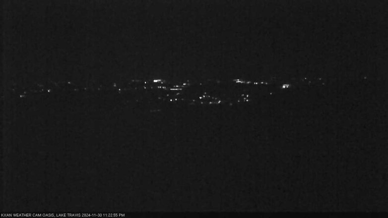 Lake Travis webcam, November 30, 2024 11:25 PM CT