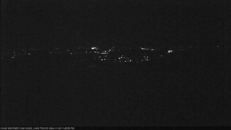 Lake Travis webcam, November 30, 2024 11:45 PM CT