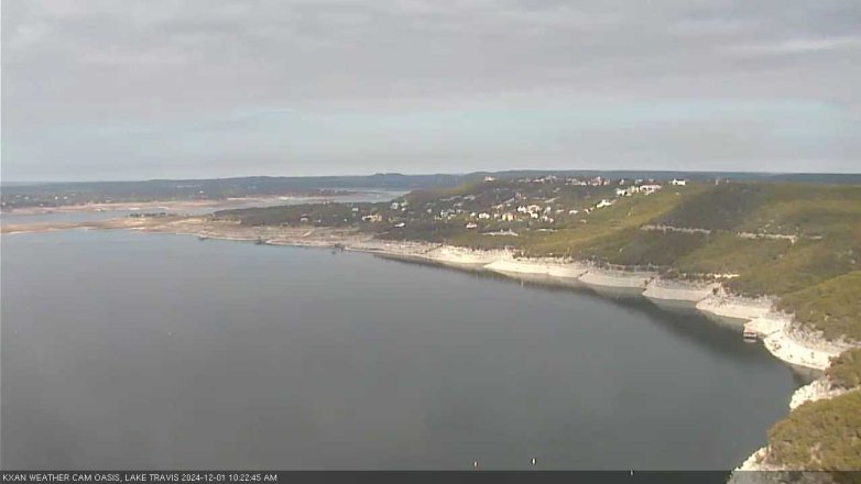 Lake Travis webcam, December 1, 2024 10:25 AM CT