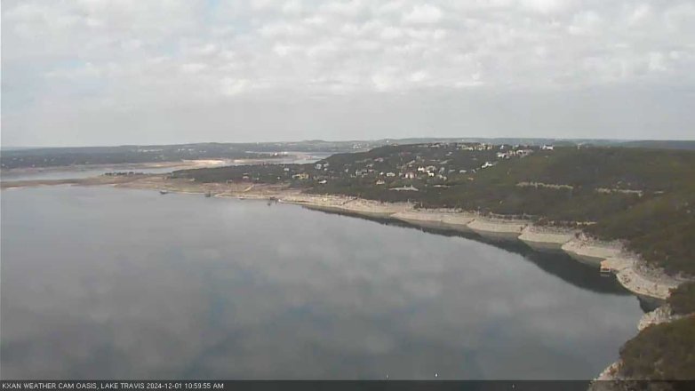 Lake Travis webcam, December 1, 2024 11:00 AM CT