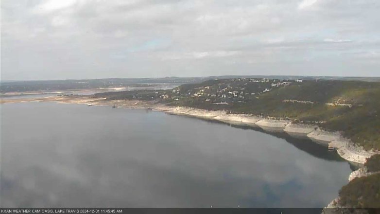 Lake Travis webcam, December 1, 2024 11:45 AM CT