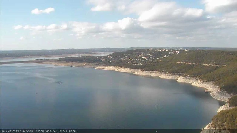 Lake Travis webcam, December 1, 2024 2:25 PM CT