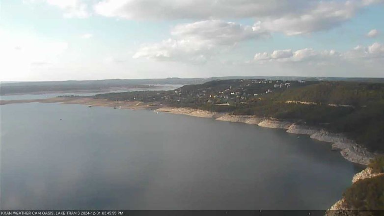 Lake Travis webcam, December 1, 2024 3:45 PM CT