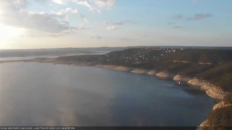 Lake Travis webcam, December 1, 2024 4:45 PM CT