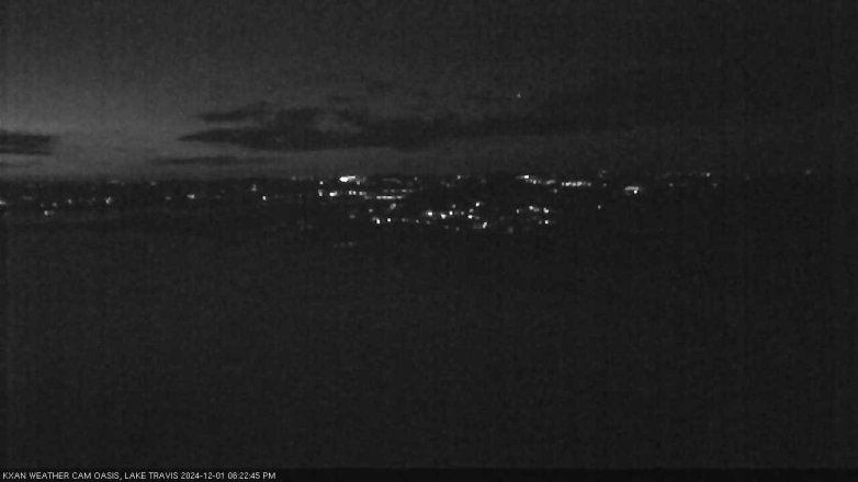 Lake Travis webcam, December 1, 2024 6:25 PM CT