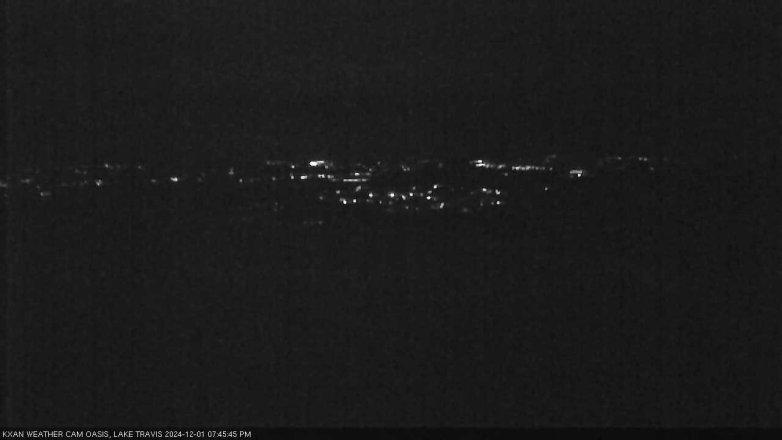 Lake Travis webcam, December 1, 2024 7:45 PM CT