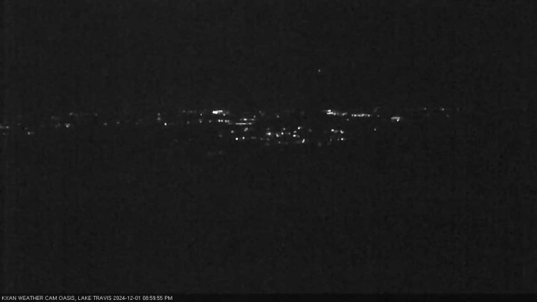 Lake Travis webcam, December 1, 2024 9:00 PM CT