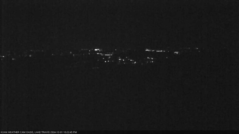 Lake Travis webcam, December 1, 2024 10:25 PM CT