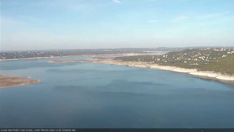 Lake Travis webcam, December 2, 2024 10:00 AM CT
