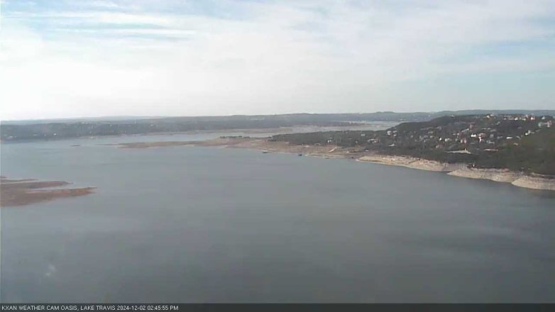 Lake Travis webcam, December 2, 2024 2:45 PM CT