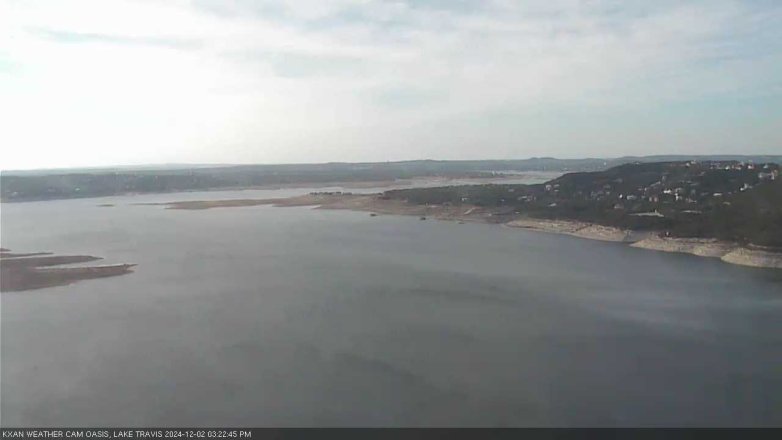 Lake Travis webcam, December 2, 2024 3:25 PM CT