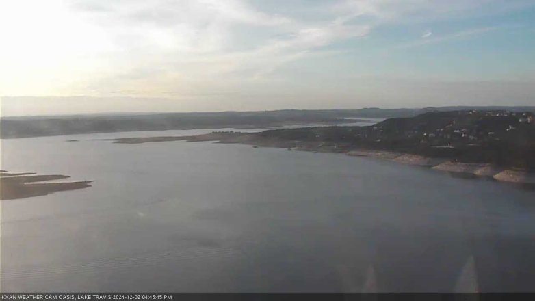 Lake Travis webcam, December 2, 2024 4:45 PM CT