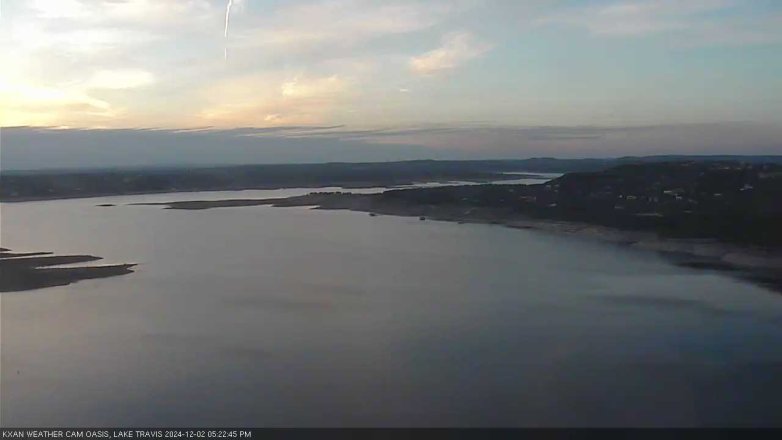 Lake Travis webcam, December 2, 2024 5:25 PM CT