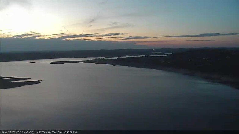 Lake Travis webcam, December 2, 2024 5:45 PM CT