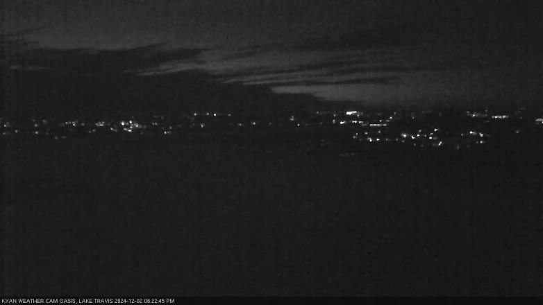 Lake Travis webcam, December 2, 2024 6:25 PM CT
