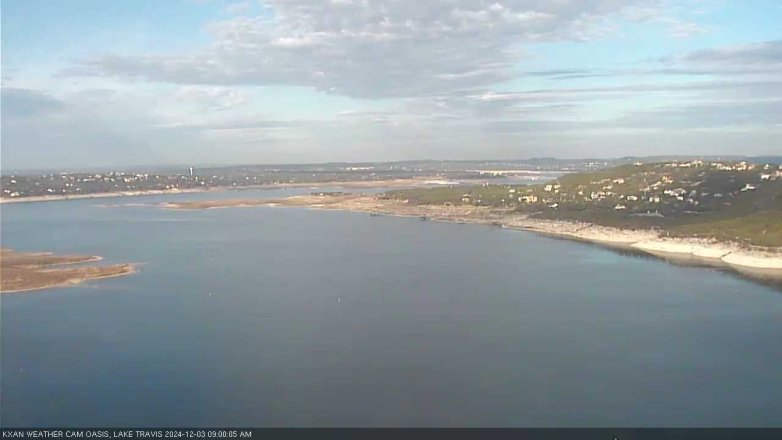 Lake Travis webcam, December 3, 2024 9:00 AM CT