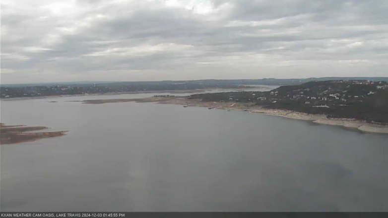 Lake Travis webcam, December 3, 2024 1:45 PM CT