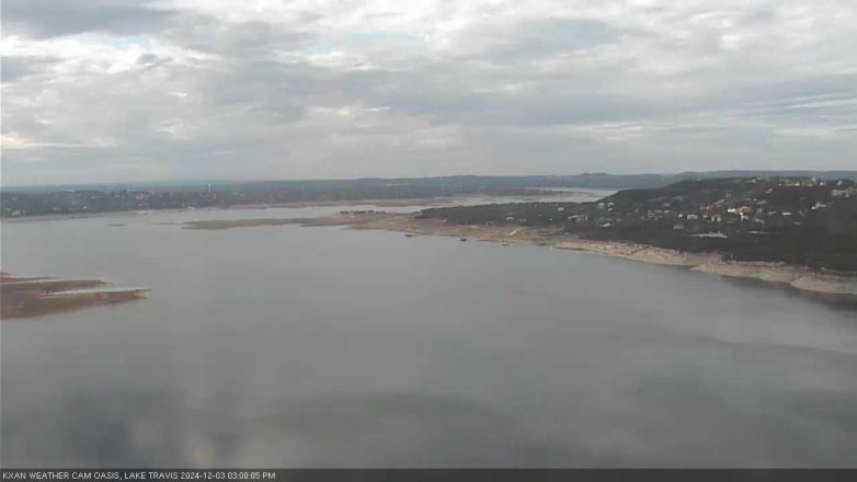 Lake Travis webcam, December 3, 2024 3:00 PM CT
