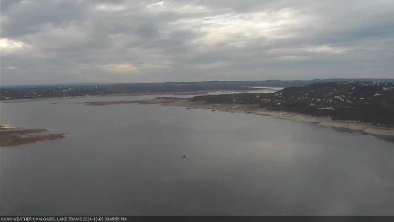 Lake Travis webcam, December 3, 2024 3:45 PM CT