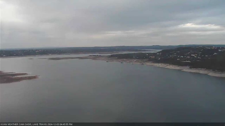 Lake Travis webcam, December 3, 2024 4:45 PM CT